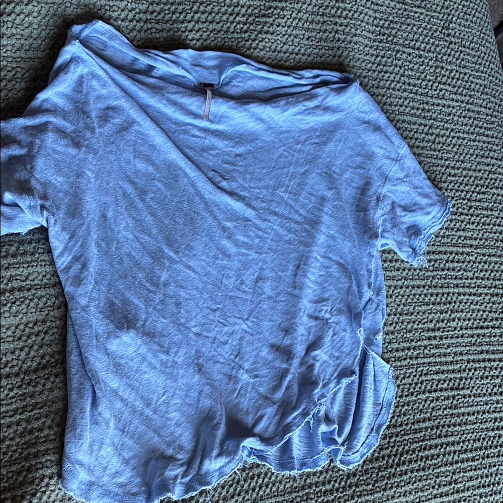 Free People Casual Blue Women's Top